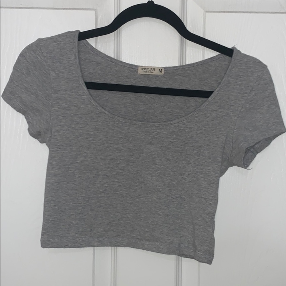 Grey croptop
